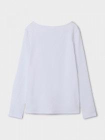 NAME IT Sløjfe Bluse Nirine Bright White